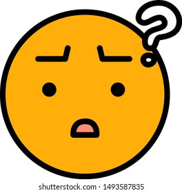 This is a illustration of Round emoticon icon