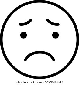 This is a illustration of Round emoticon icon