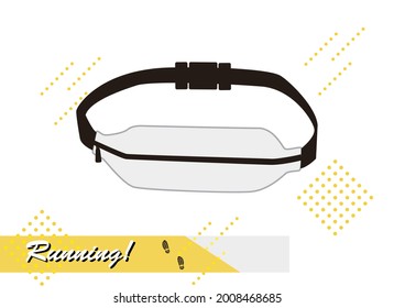 This is an illustration of a running item, a running pouch.