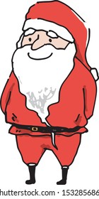 This is an illustration of Santa Claus