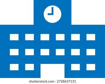 This is an illustration of a school icon.