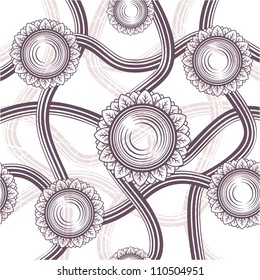 This is illustration of Seamless background with  floral