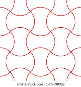 This is a illustration of seamless Japanese pattern showing the connection of weights 