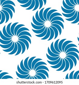 This is a illustration of seamless Japanese pattern showing the lions swirling hair 