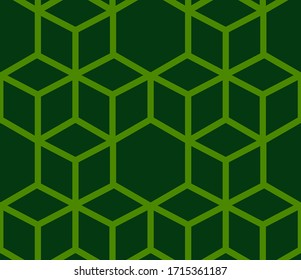 This is a illustration of Seamless Japanese pattern representing the turtle shell 