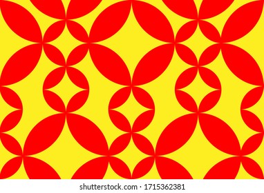 Esta es una ilustración del patrón japonés Seamless que representa el vestuario de la ropa 