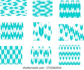 This is a illustration of Seamless Japanese pattern representing arrows 