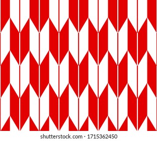 This is a illustration of Seamless Japanese pattern representing arrows 