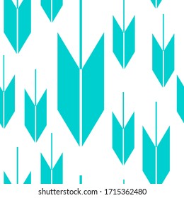 This is a illustration of Seamless Japanese pattern representing arrows 