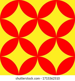 This is a illustration of Seamless Japanese pattern representing cloisonne ware 