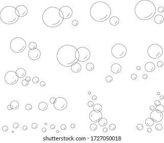 this is illustration set of bubbles.