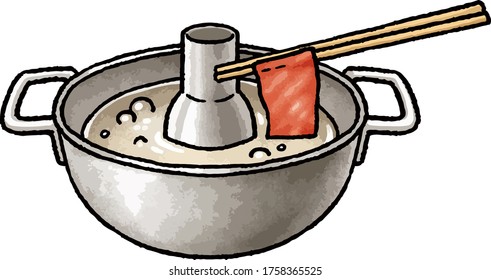 水炊き 鍋 のイラスト素材 画像 ベクター画像 Shutterstock