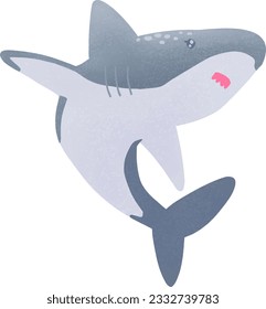 esta es una ilustración del tiburón