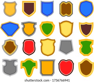 This is a illustration of shield emblem 