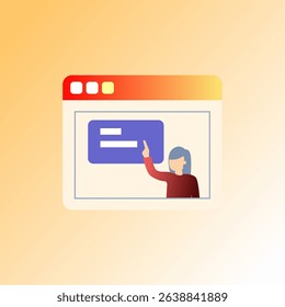 This illustration showcases a clean and modern presentation slide design with a strong focus on visual elements. It features a clear title, key points presented in a structured manner, and relevant