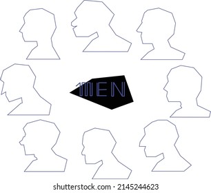 This illustration is a simple man's chest.