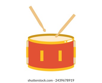 This is an illustration of a small drum.