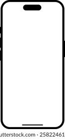 This is an illustration of a smartphone icon (smartphone mark).
