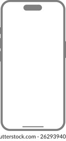 Dies ist eine Illustration eines Smartphone-Symbols (Smartphone-Markierung).