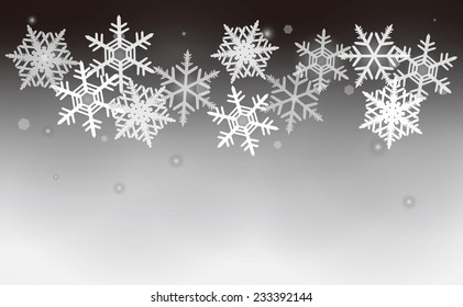 This is an illustration of snow crystals.
