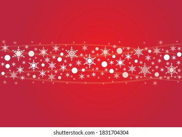 Esta es una ilustración de un fondo de copo de nieve.