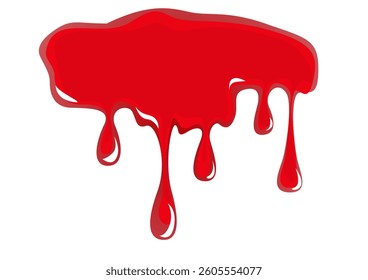 This is an illustration of some blood