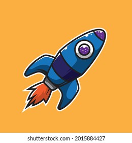 This illustration is space-themed. This illustration can be used for the needs of stickers, icons, mascots and also t-shirt screen printing.