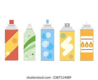 This is an illustration of a spray can or cassette cylinder.