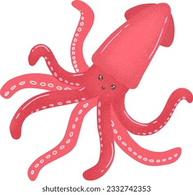 this is illustration of squid