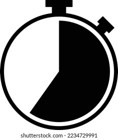 This is an illustration of the stopwatch icon.