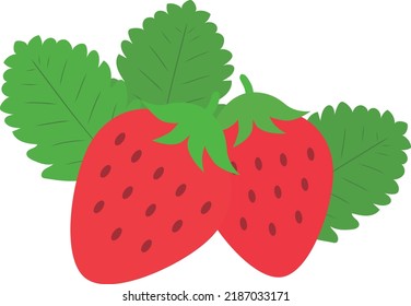 This is an illustration of a strawberry.
