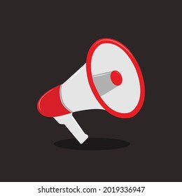 Esta ilustración es adecuada para aquellos que busquen un vector megáfono simple y minimalista
