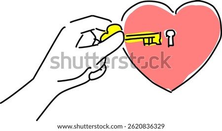 This illustration is suitable for a wide range of themes such as mental health, counseling, self-care, emotional expression, love, and human relationships. It is also ideal for visuals related to Vale