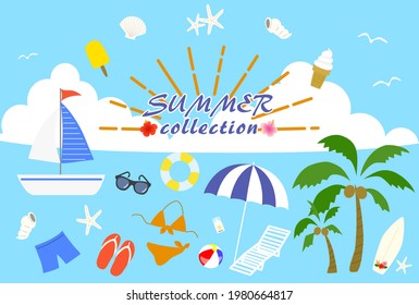 Esta es una ilustración de un artículo de verano.
