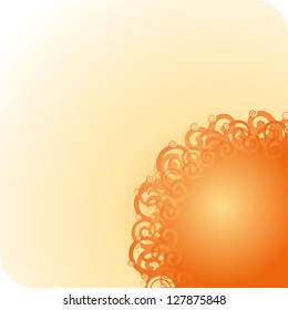 This Is Illustration of Sun Background
