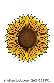 Esta é uma ilustração de girassol