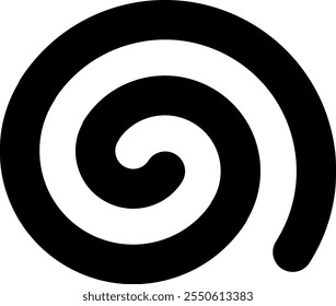 Esta es una ilustración de una línea de efecto de remolino (icono de remolino).