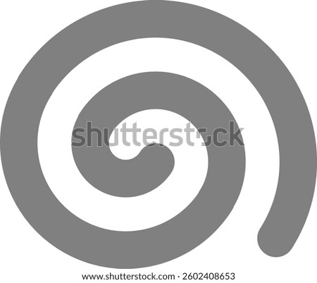 This is an illustration of a swirling icon (effect line).