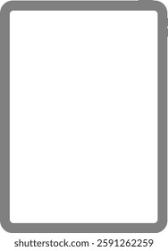 This is an illustration of a tablet terminal icon.