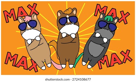 Esta é uma ilustração de uma equipe trabalhando duro para maximizar os resultados.