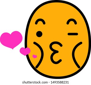 This is a illustration of Thin man emoticon icon set
