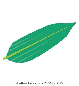 This is an illustration of three-dimensional bamboo leaves.