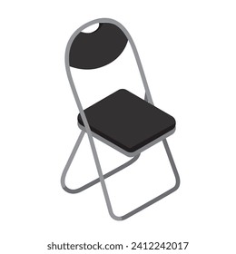 This is an illustration of a three-dimensional pipe chair.