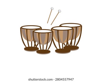 This is an illustration of a timpani.