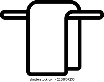 This is an illustration of a towel icon.