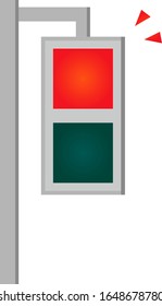 This is an illustration of traffic light.