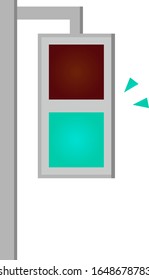 This is an illustration of traffic light.