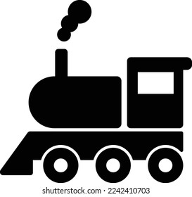 This is an illustration of a train icon.
