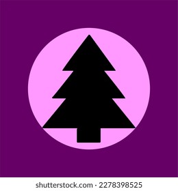 This illustration of a tree is a colorful and detailed depiction of a lush forest tree. Perfect for use in educational materials, nature guides, and marketing materials for eco-friendly products.