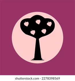 This illustration of a tree is a colorful and detailed depiction of a lush forest tree. Perfect for use in educational materials, nature guides, and marketing materials for eco-friendly products.
